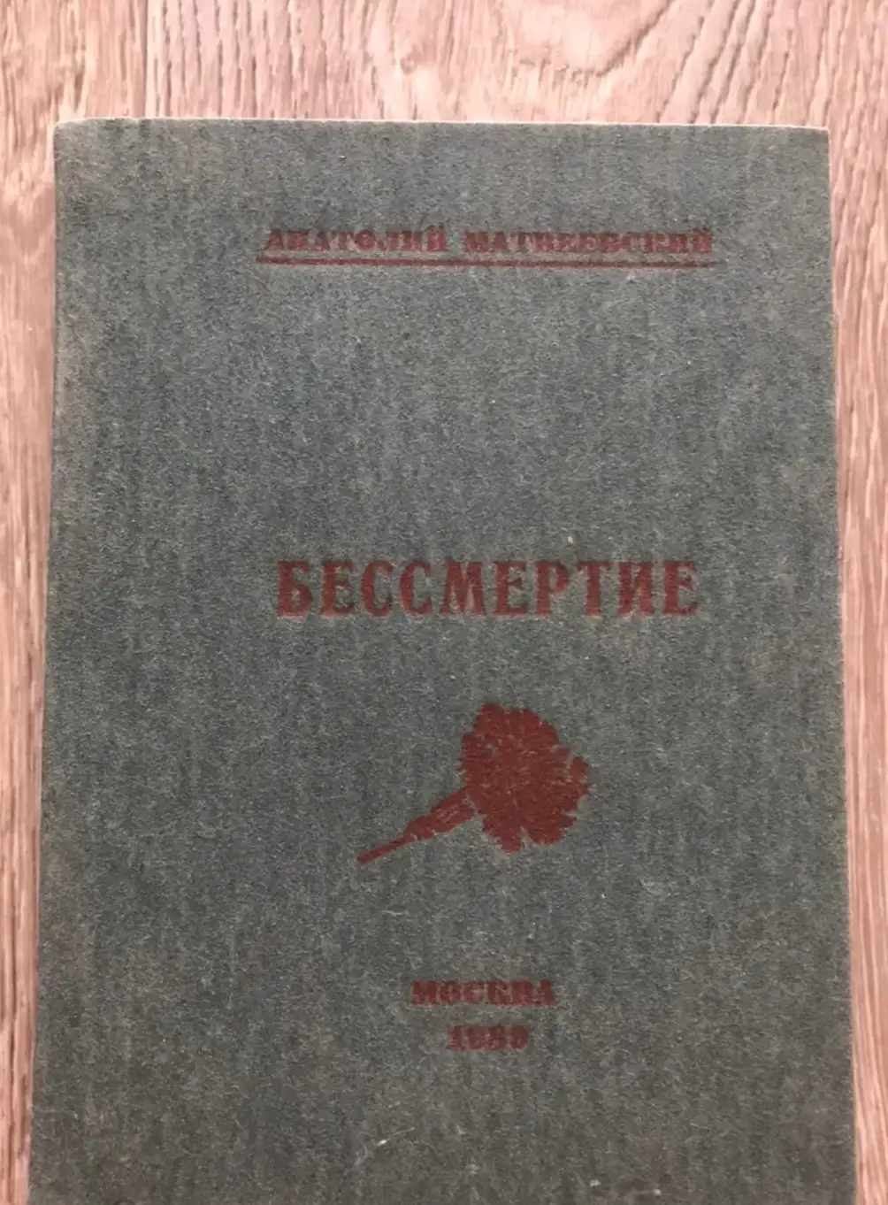 Матвеевский Анатолий. Бессмертие. Главы из романа. Рассказы.