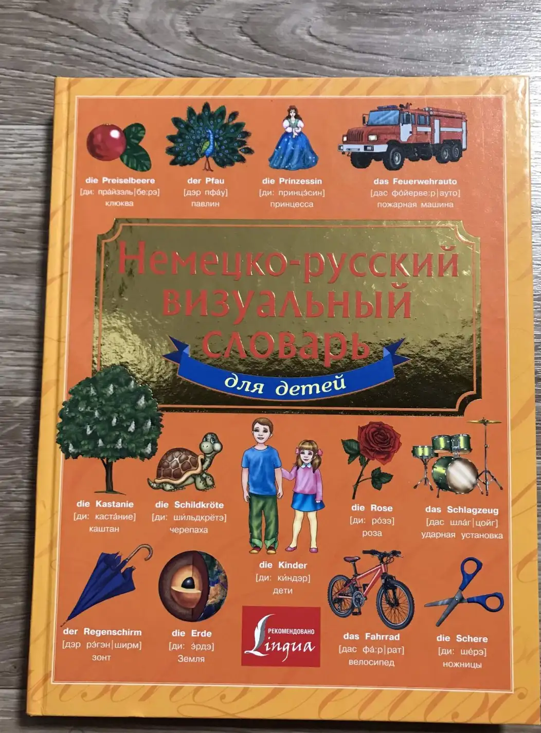 ред. Газина, Э.  Немецко-русский визуальный словарь для детей